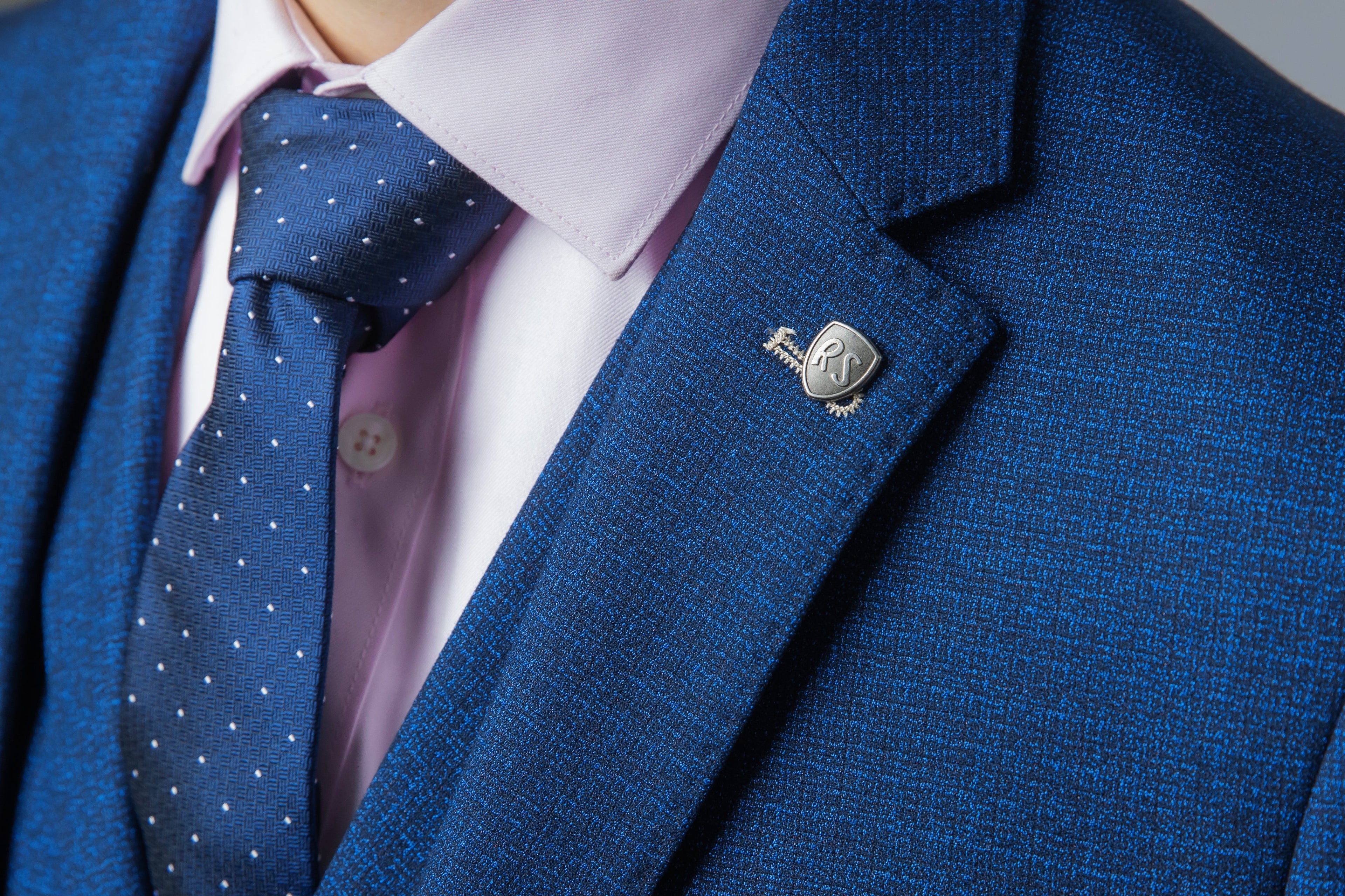 MATEO Indigo Blue Men's Slim Fit Suit