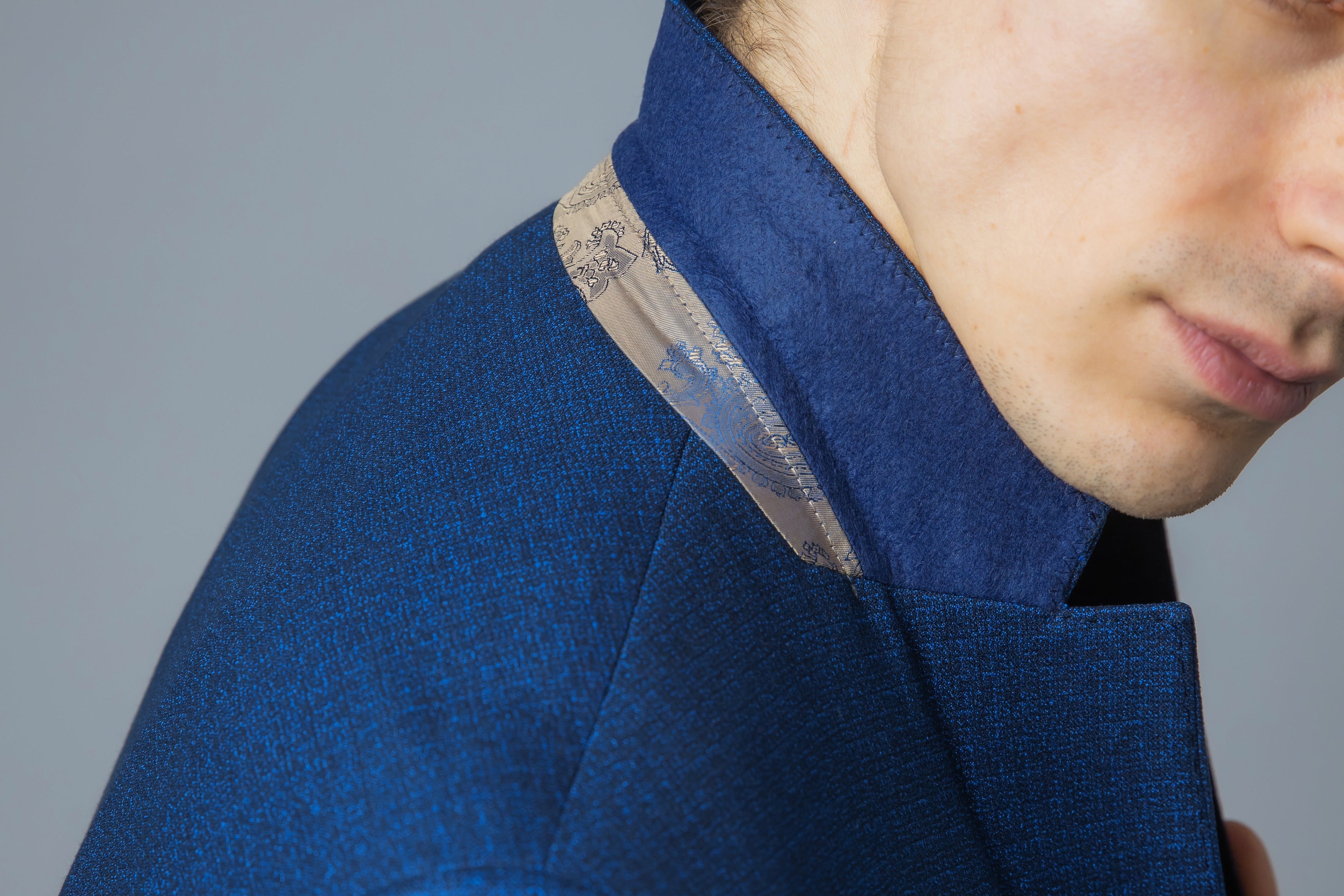 MATEO Indigo Blue Men's Slim Fit Suit