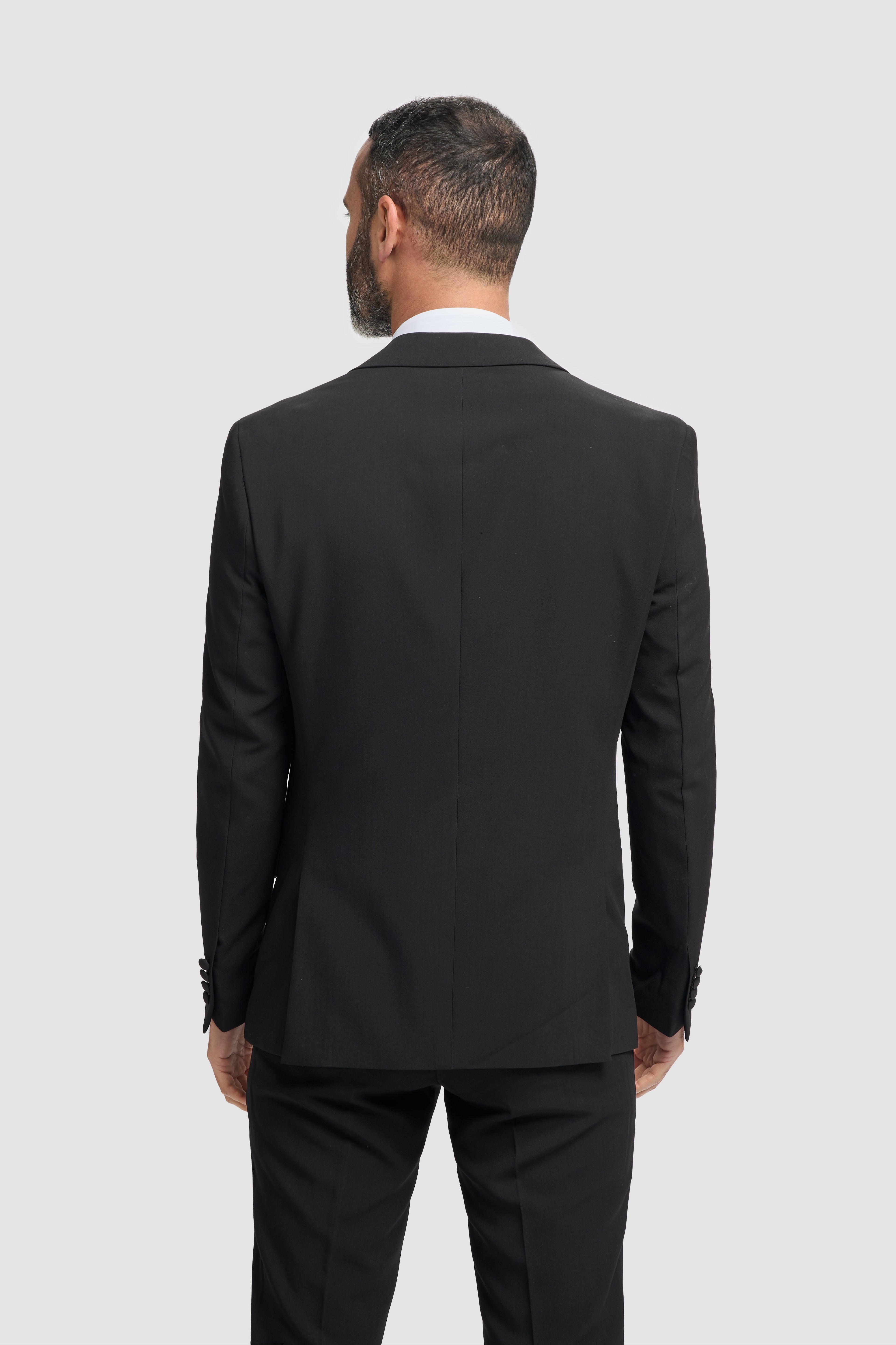 Black Men's Slim Fit Tuxedo Suit