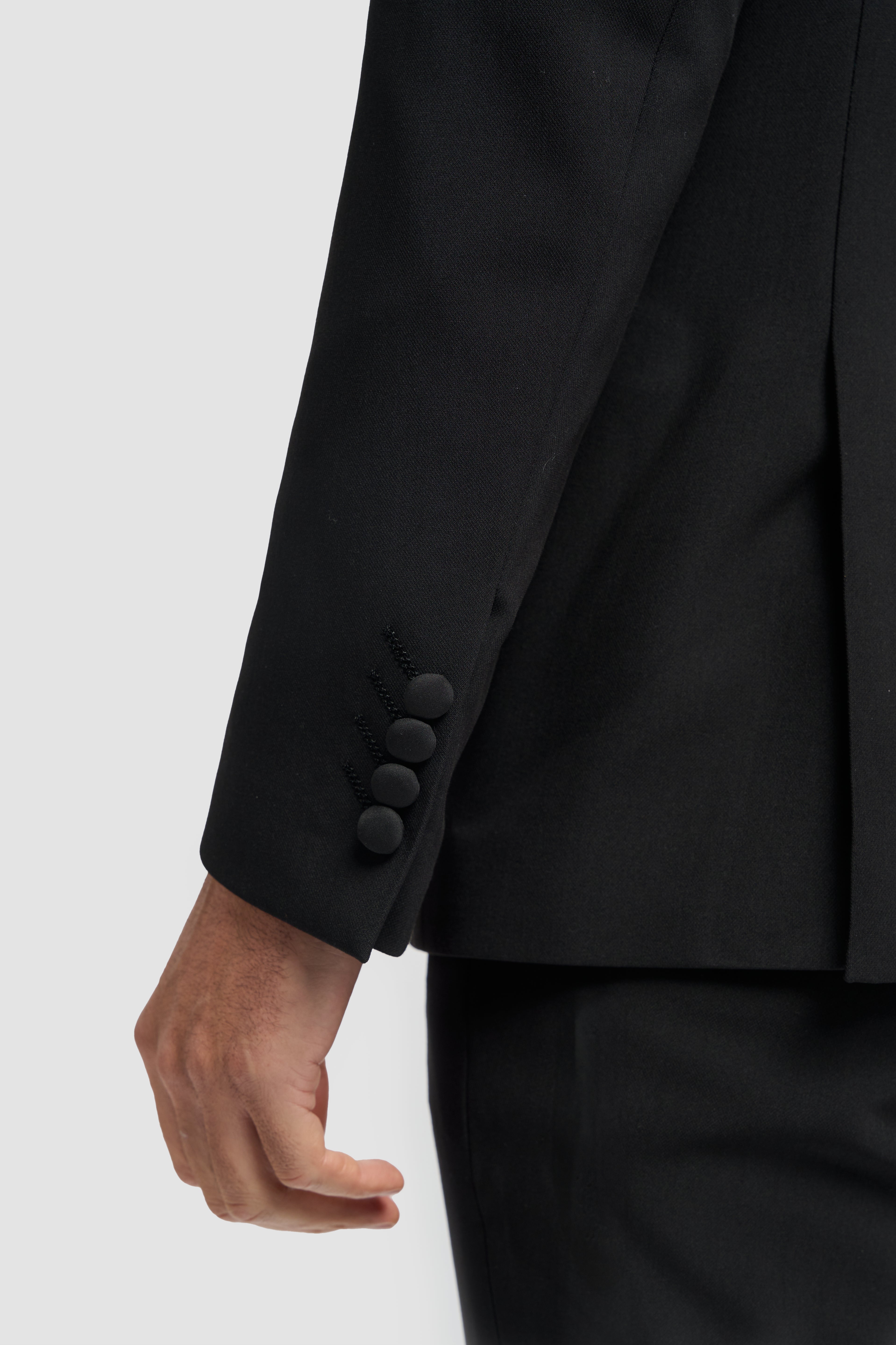 Black Men's Slim Fit Tuxedo Suit