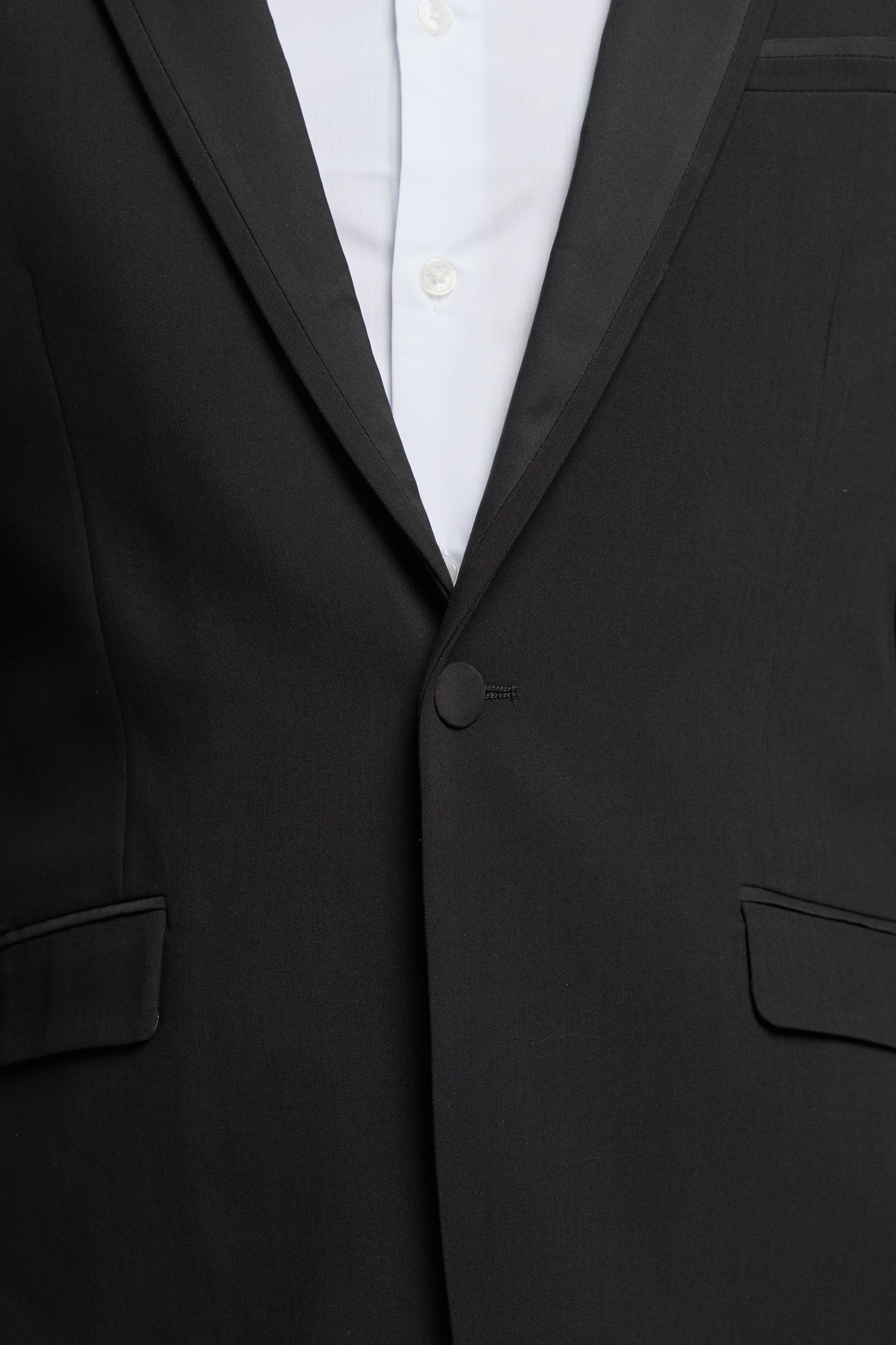 Black Men's Slim Fit Tuxedo Suit