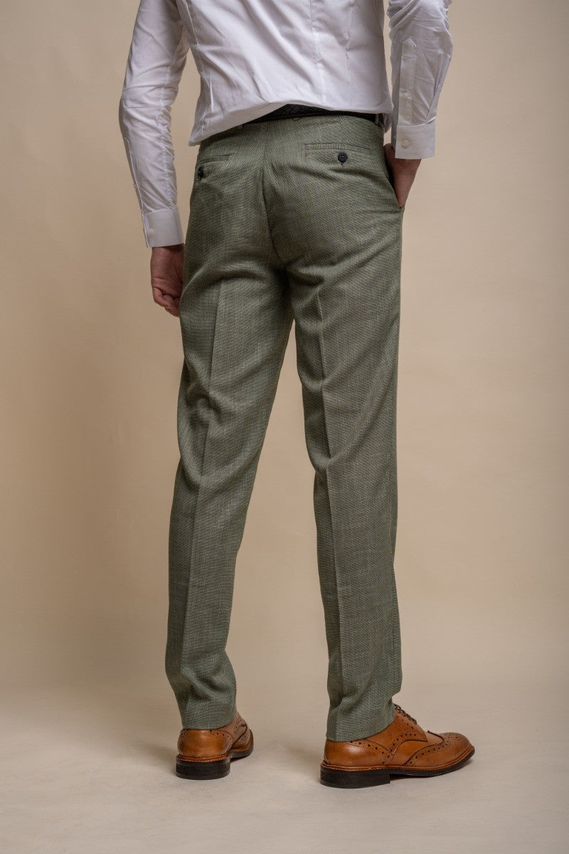 Men’s Slim Fit Sage Green Formal Suit – MIAMI Collection