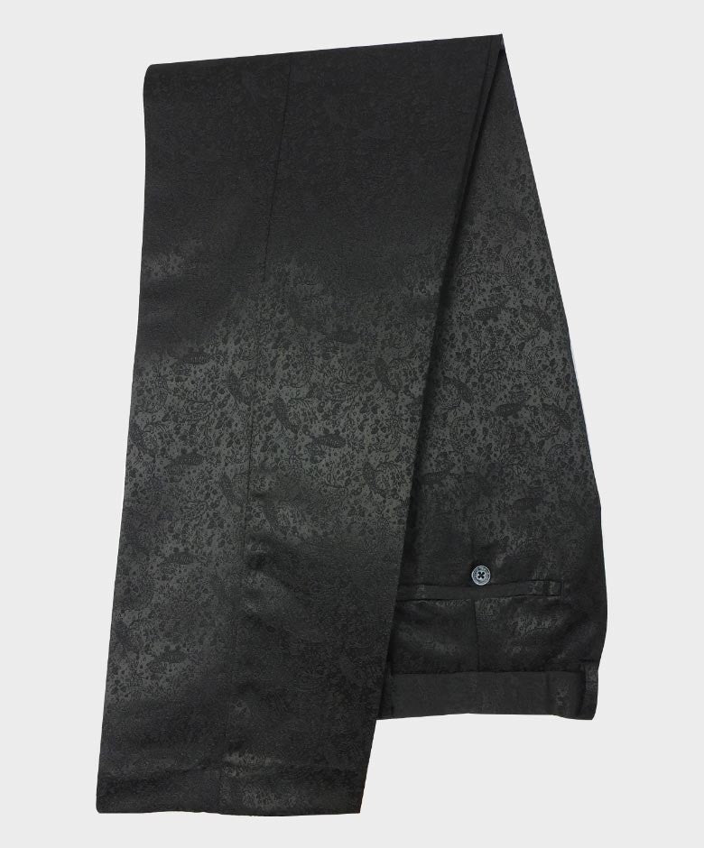 Bella Black Men's Slim Fit Tuxedo Shawl Lapel Suit