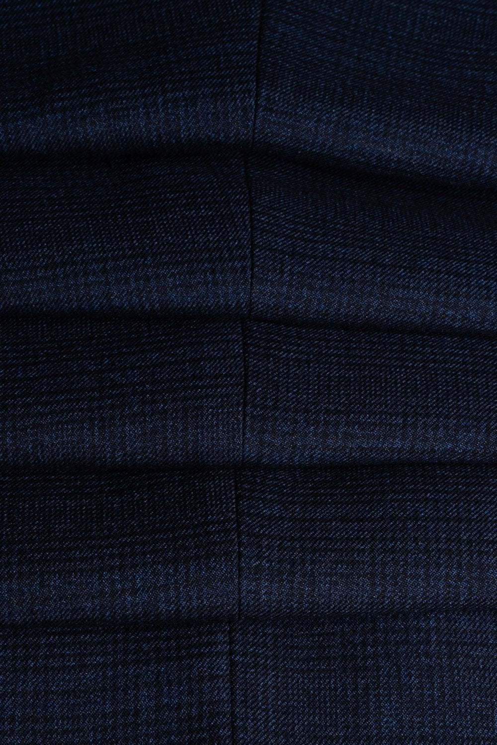 Men's Caridi Navy Blue Glen Check 2-Piece Double-Breasted Suit