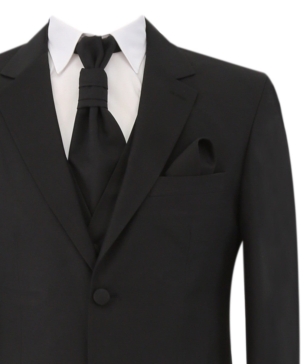 Gorgeous Black Men's Slim Fit Formal Suit Set