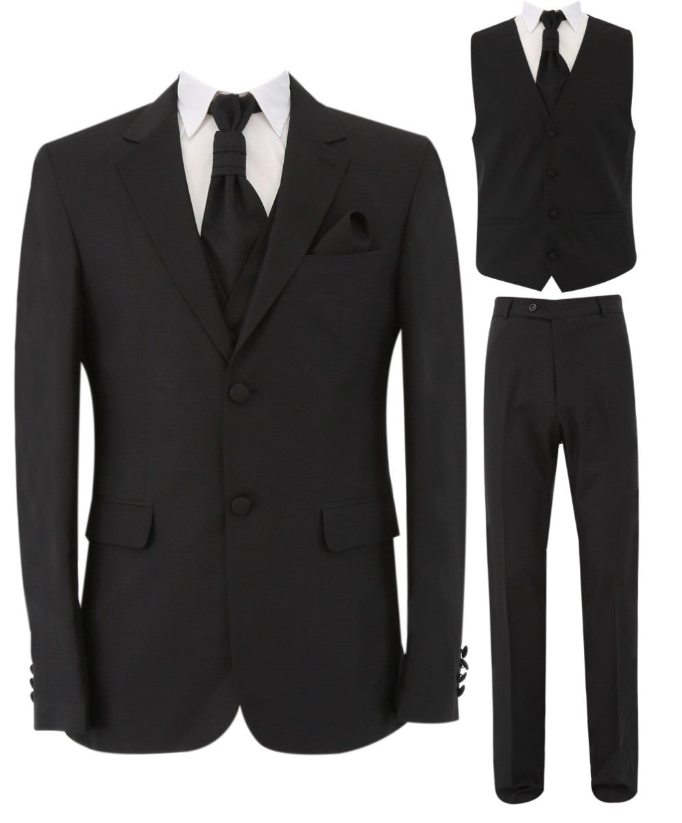 Gorgeous Black Men's Slim Fit Formal Suit Set