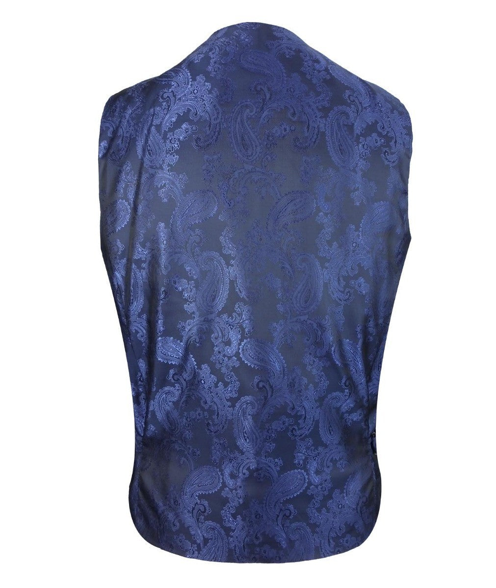 Men's Graham Royal Blue Tweed Check Classic Suit