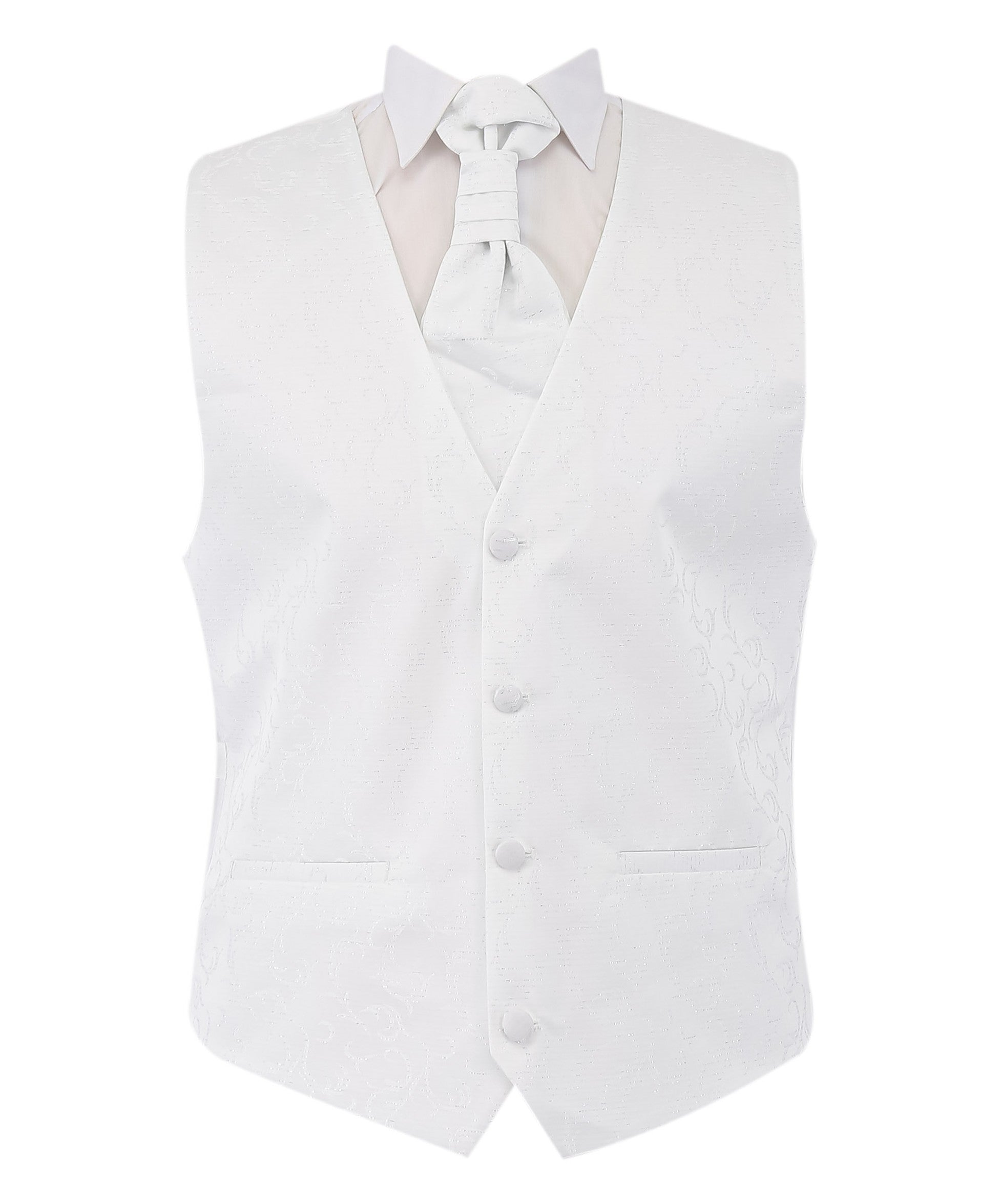 Gorgeous White Men's Slim Fit Formal Suit Set