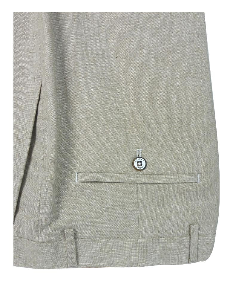 Men's Slim Fit Linen Formal Set ETHAN - Beige
