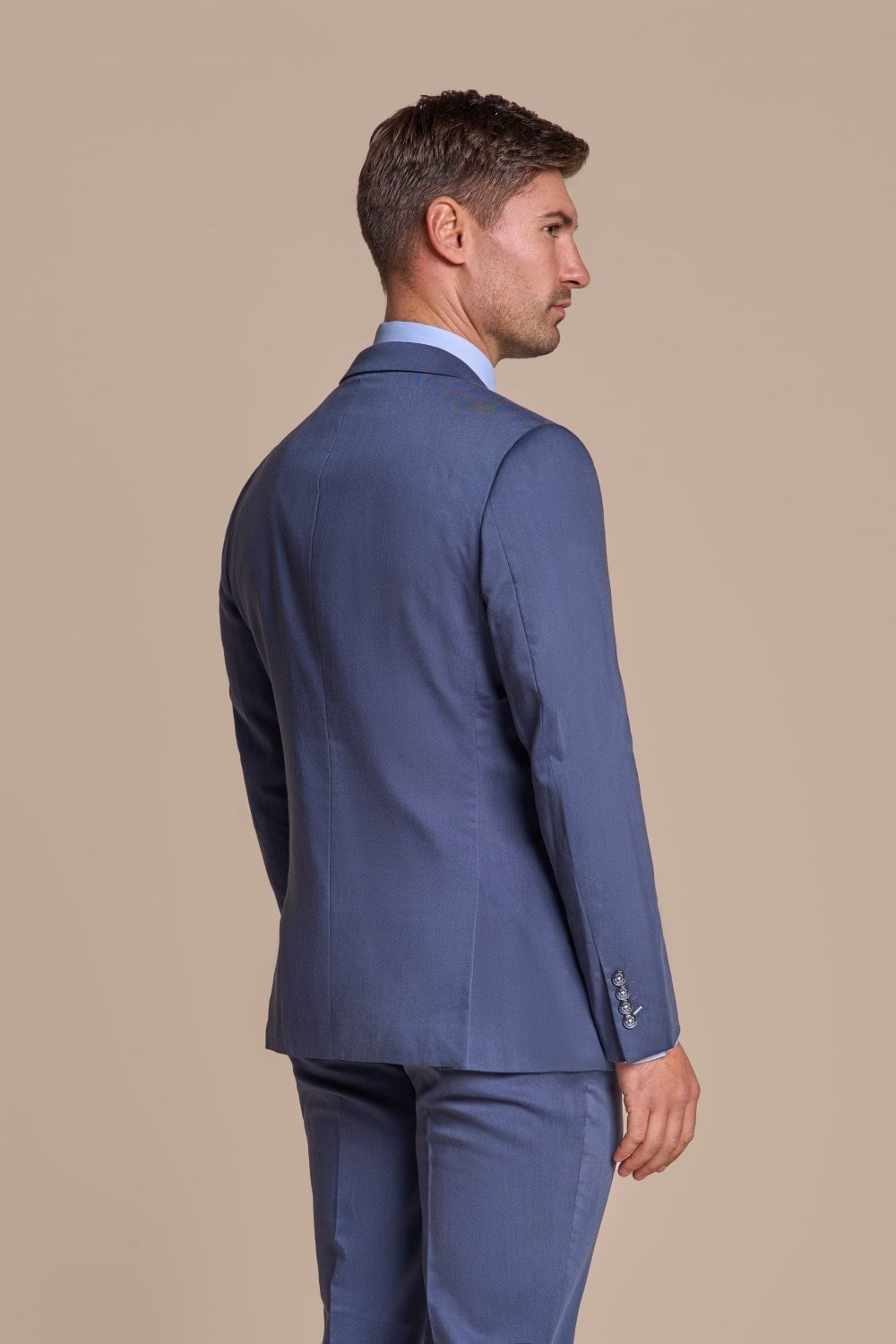 SPECTER Blue Men's Slim Fit Suit