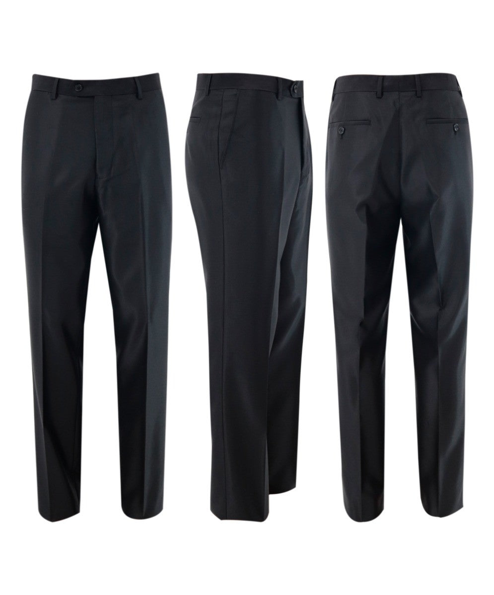 AARON Burgundy Men's Patterned Shimmer Tuxedo Suit