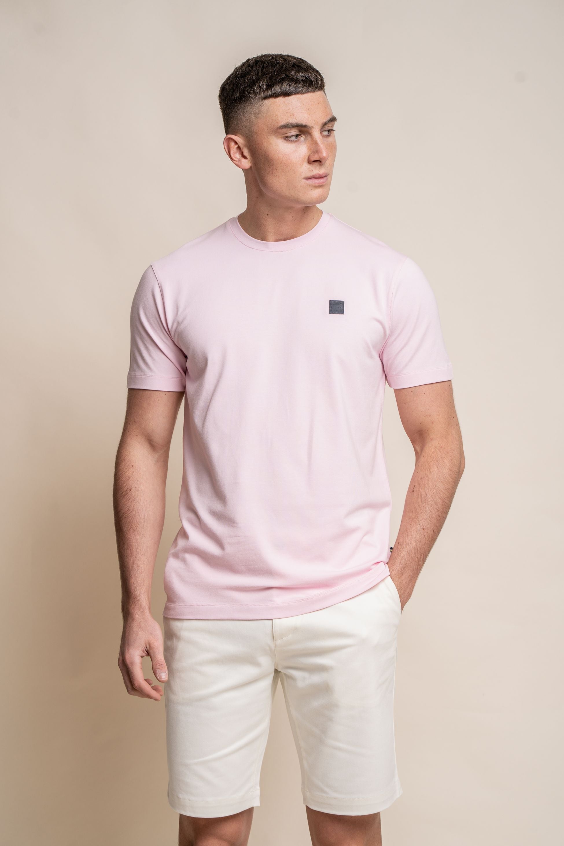 Men’s crewneck cotton T-shirt, everyday essential