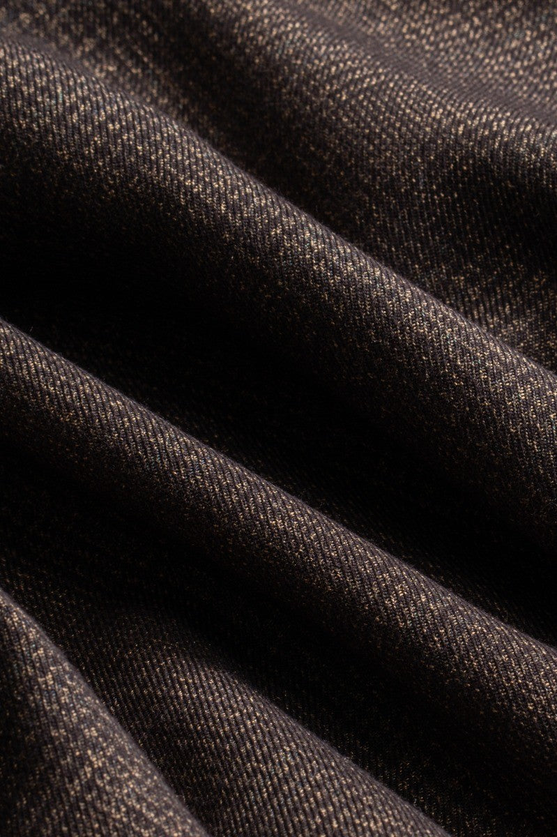 Men's Tweed Glen Check Slim Fit Suit Jacket - CARIDI - Brown