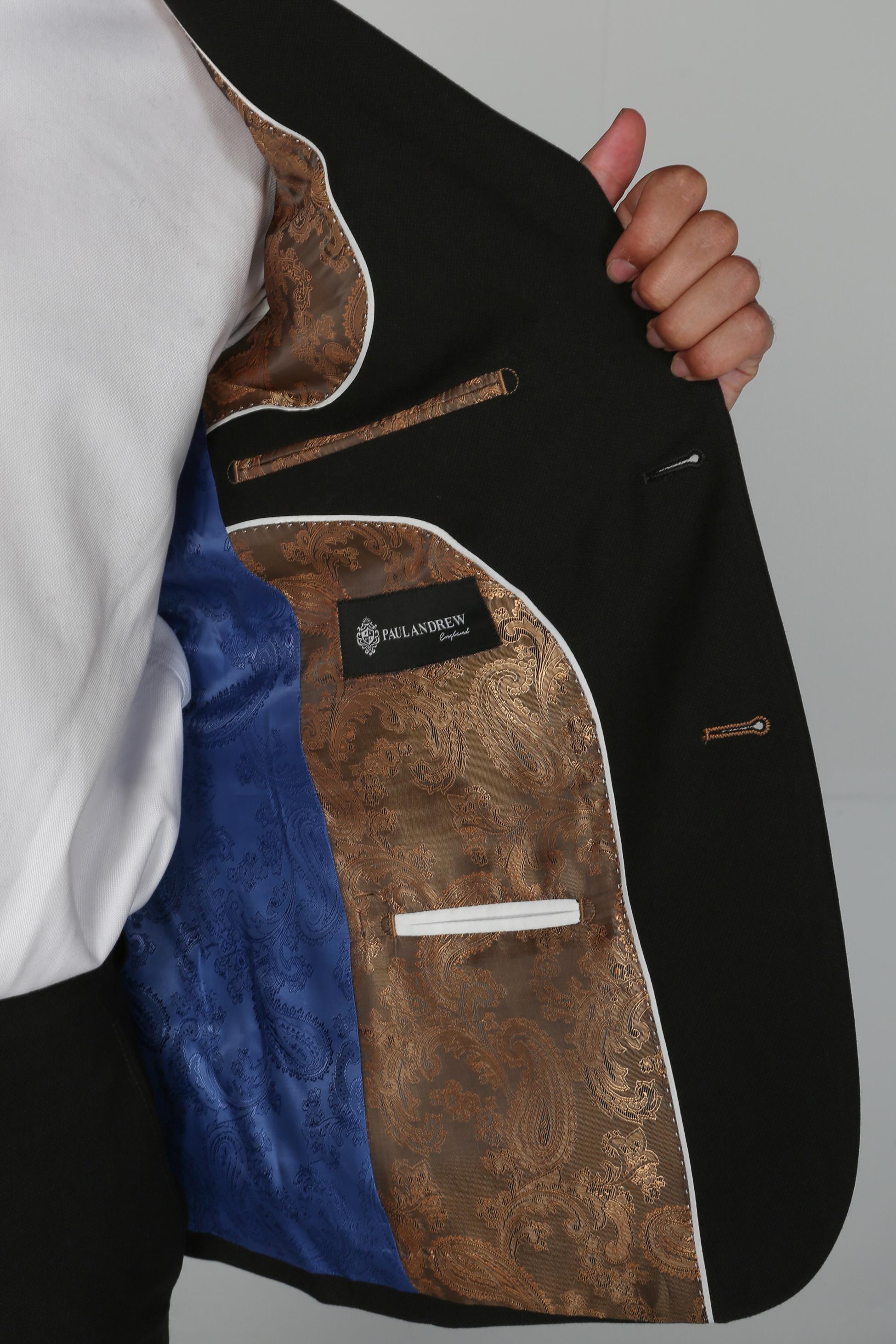 MAYFAIR Black Men's Tailored Fit Formal Suit