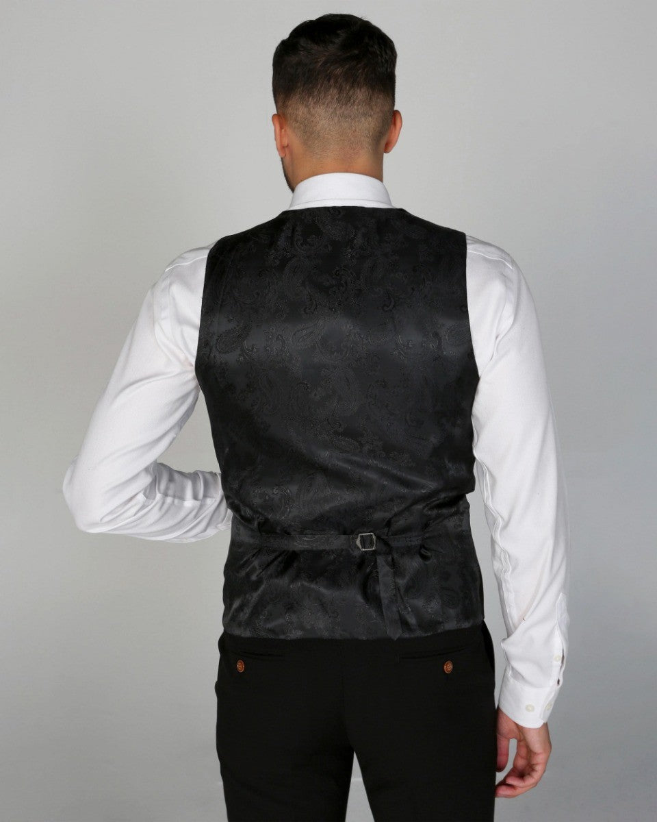 MAYFAIR Black Men's Tailored Fit Formal Suit