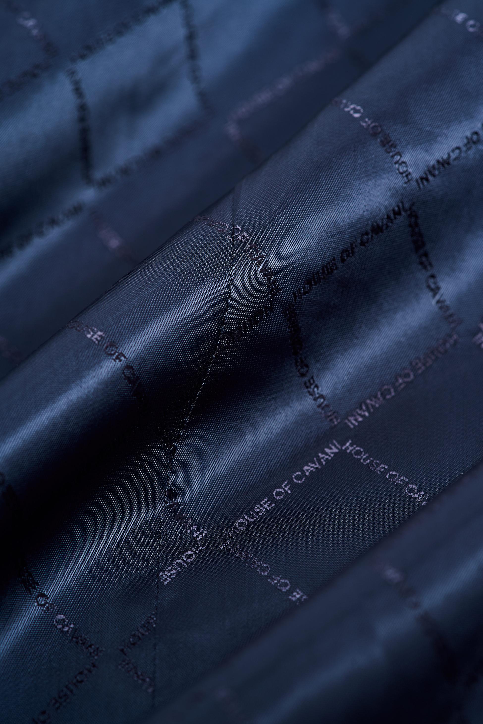 James Navy Blue Men's 3-Piece Wool Slim Fit Formal Suit