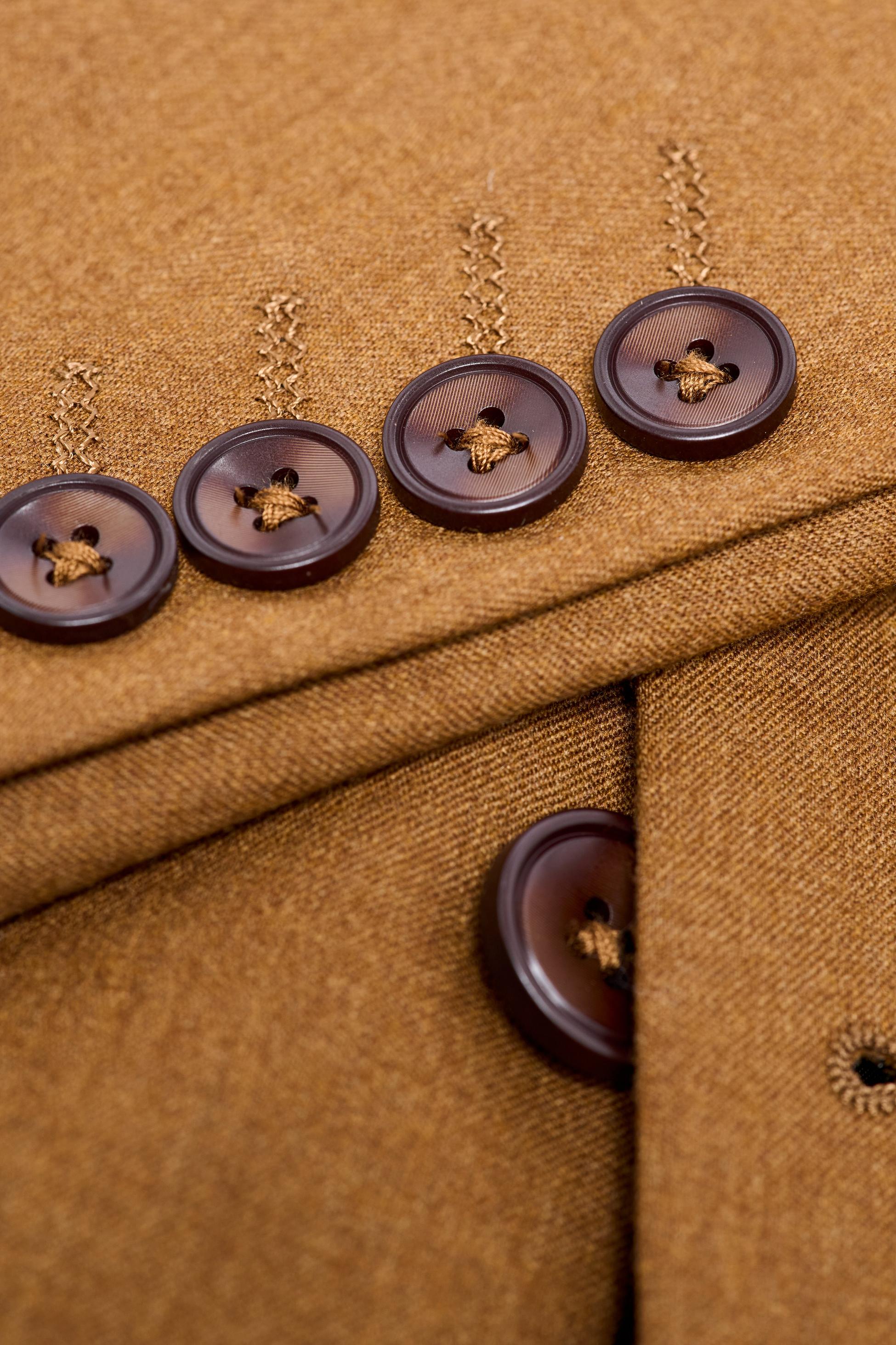 James Sierra Men's 3-Piece Wool Slim Fit Formal Suit