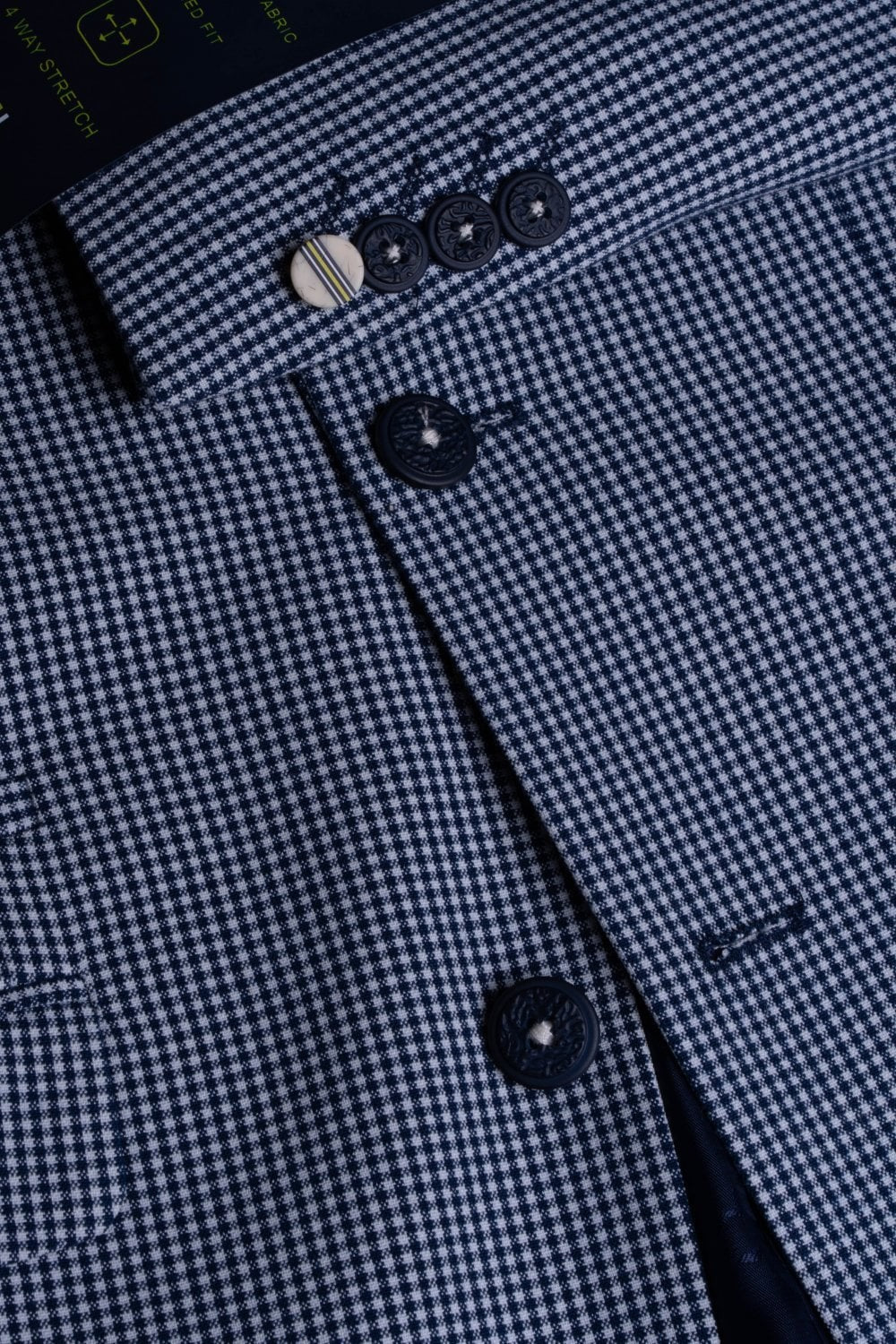 BARESI Blue Men's Slim-Fit Suit