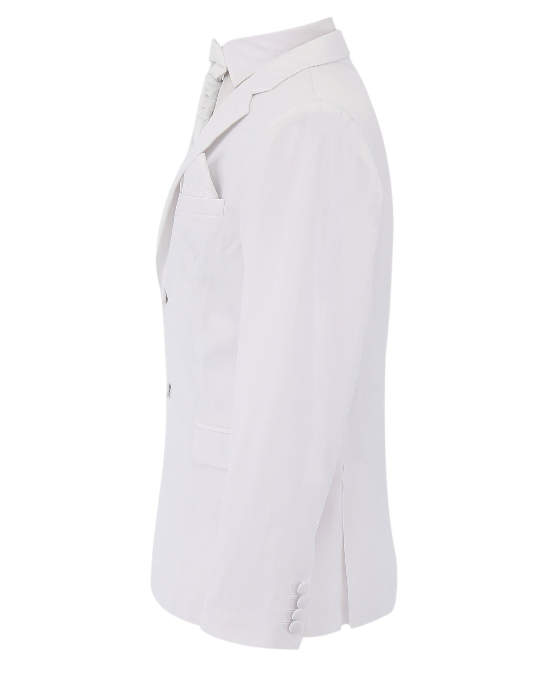 Gorgeous White Men's Slim Fit Formal Suit Set