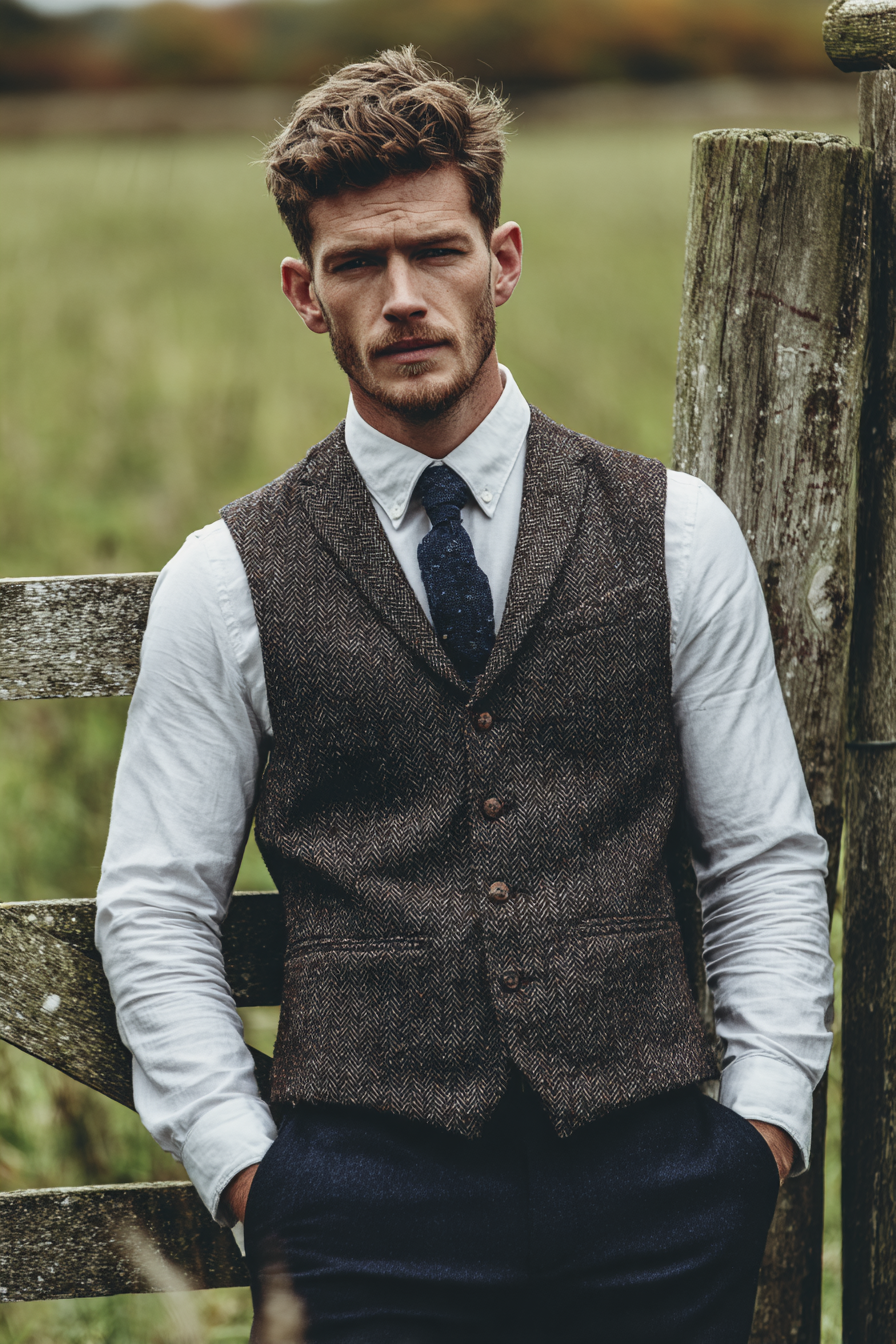 Men's Tweed Waistcoats