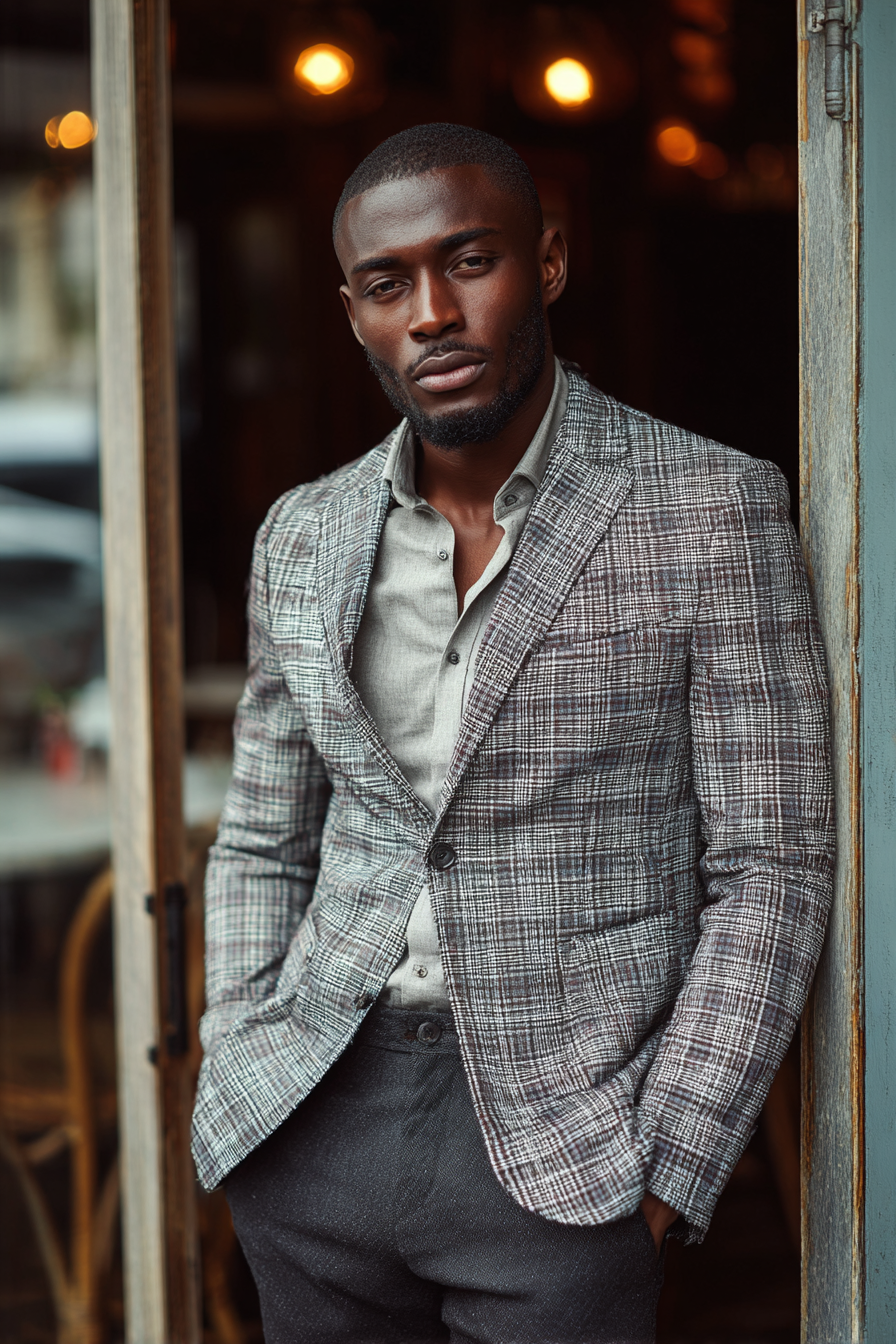 Men's Check Blazers