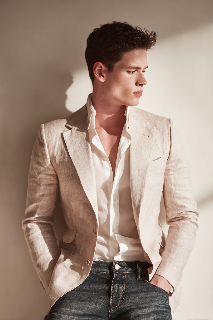 Men's Linen Blazers