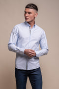 Men’s cotton casual shirt relaxed fit long sleeve