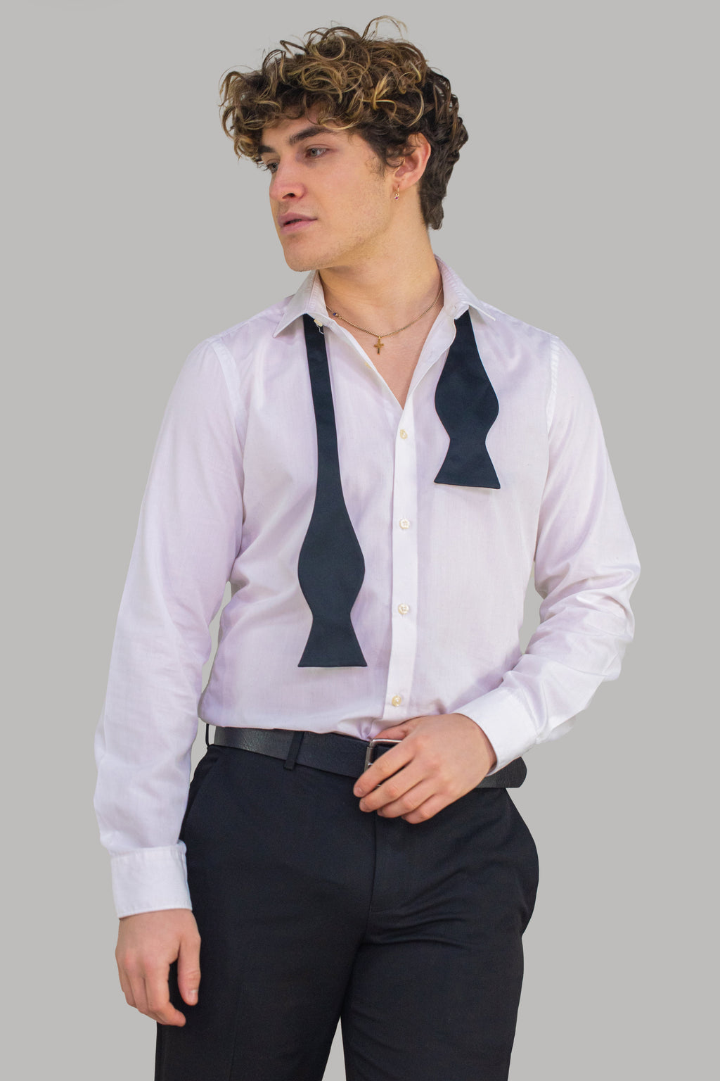 Men’s slim fit classic dress shirt cotton formal