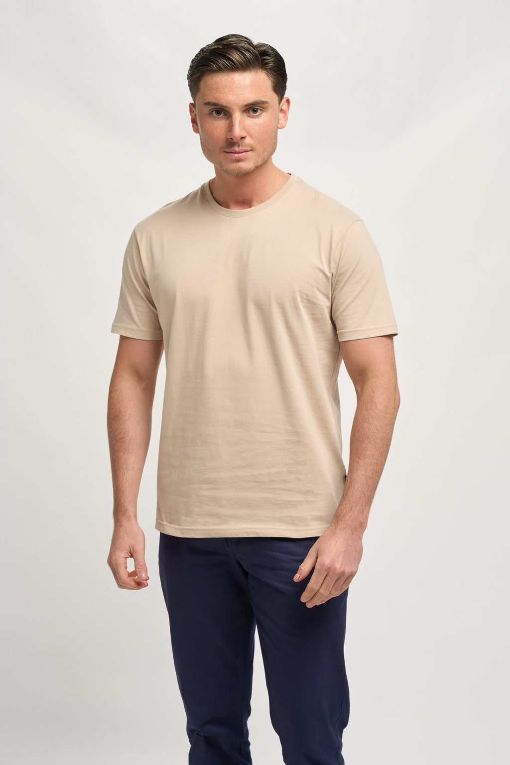 Men’s 100% cotton crewneck T-shirt, classic fit