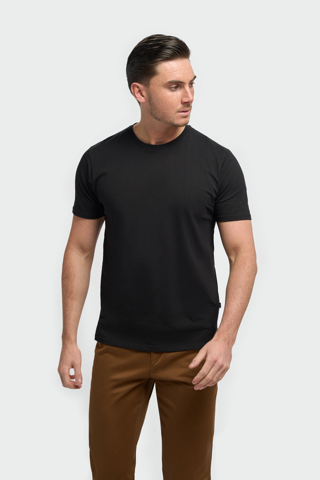 Men’s 100% cotton crewneck T-shirt, classic fit
