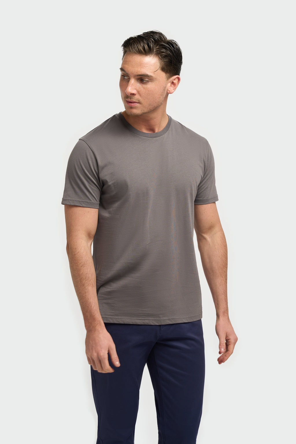 Men’s 100% cotton crewneck T-shirt, classic fit