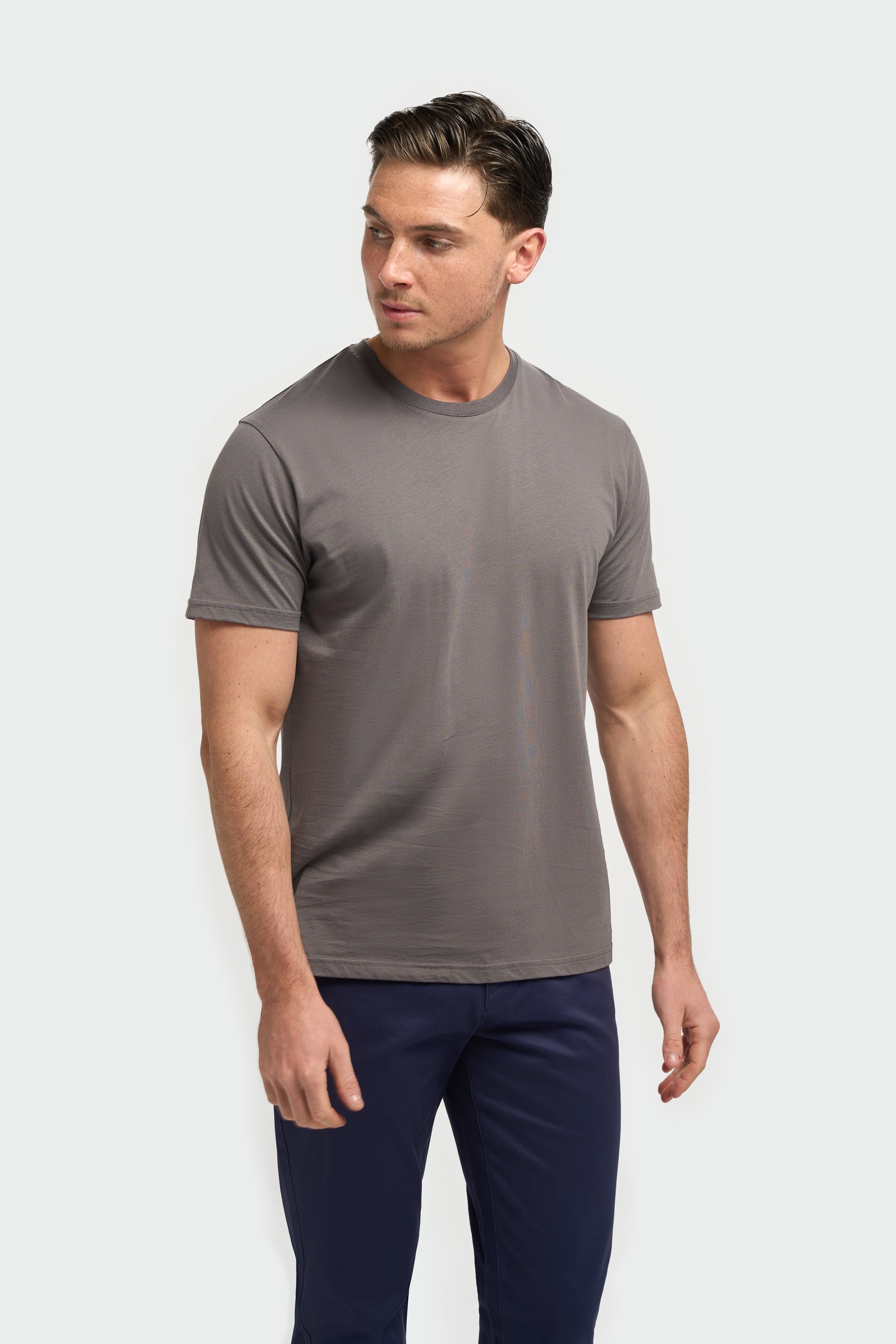 Men’s 100% cotton crewneck T-shirt, classic fit
