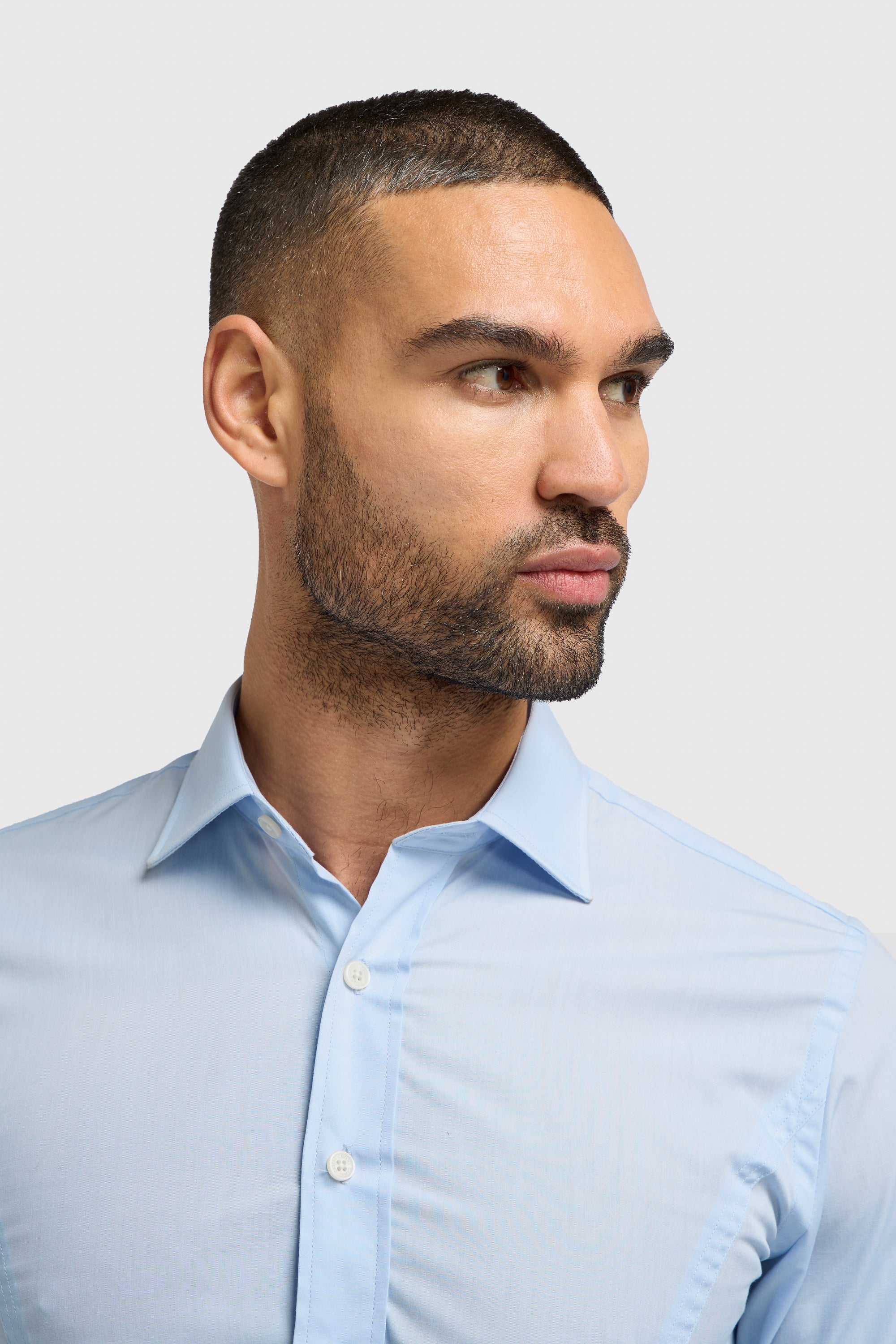 Men’s Double Cuff Long Sleeve Cotton Slim Fit Formal Shirt