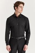 Men’s double cuff formal shirt tailored fit classic