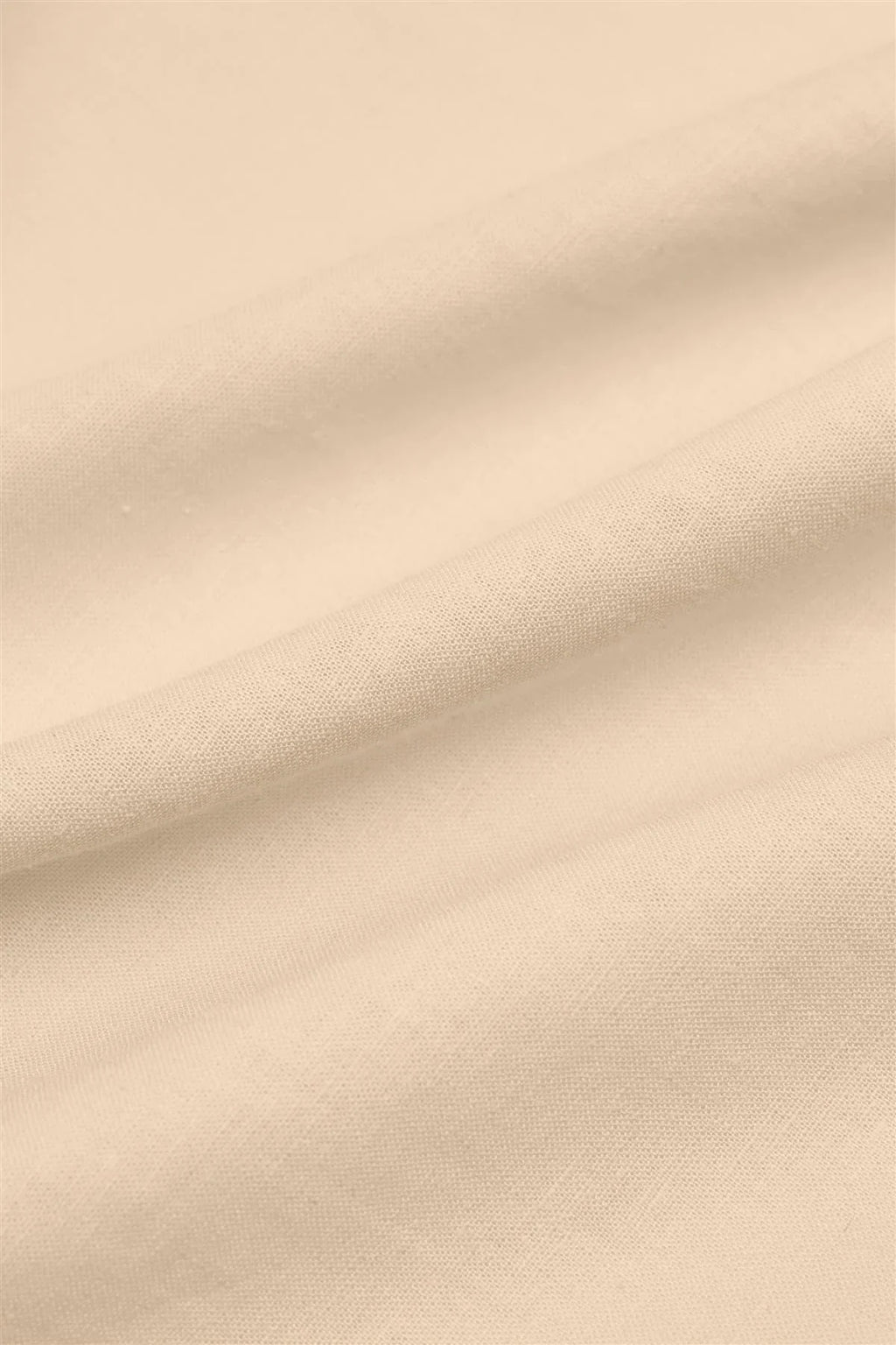 Men’s Linen Blend Slim Fit Button Up Shirt - Matera - Taupe Fabric Picture