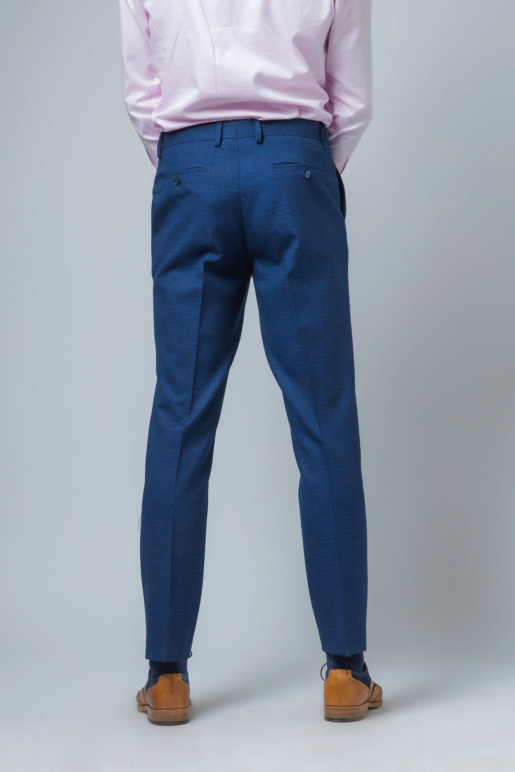 MATEO Indigo Blue Men's Slim Fit Suit