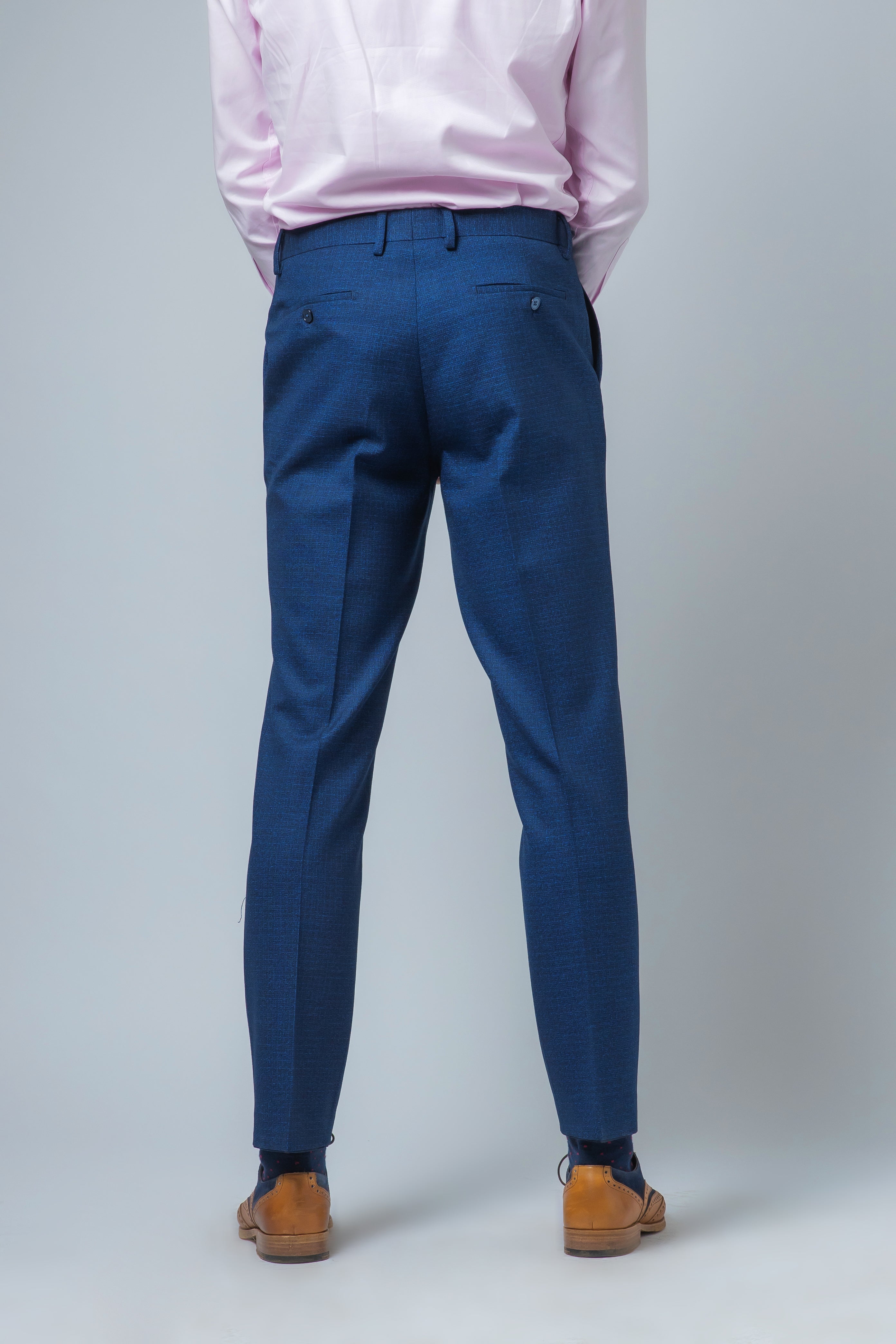 MATEO Indigo Blue Men's Slim Fit Suit