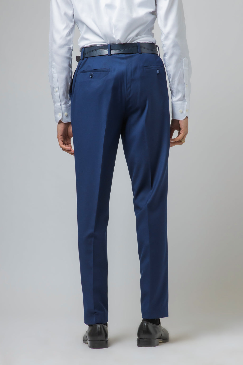 ISAAC Navy Blue Men's Slim Fit Suit