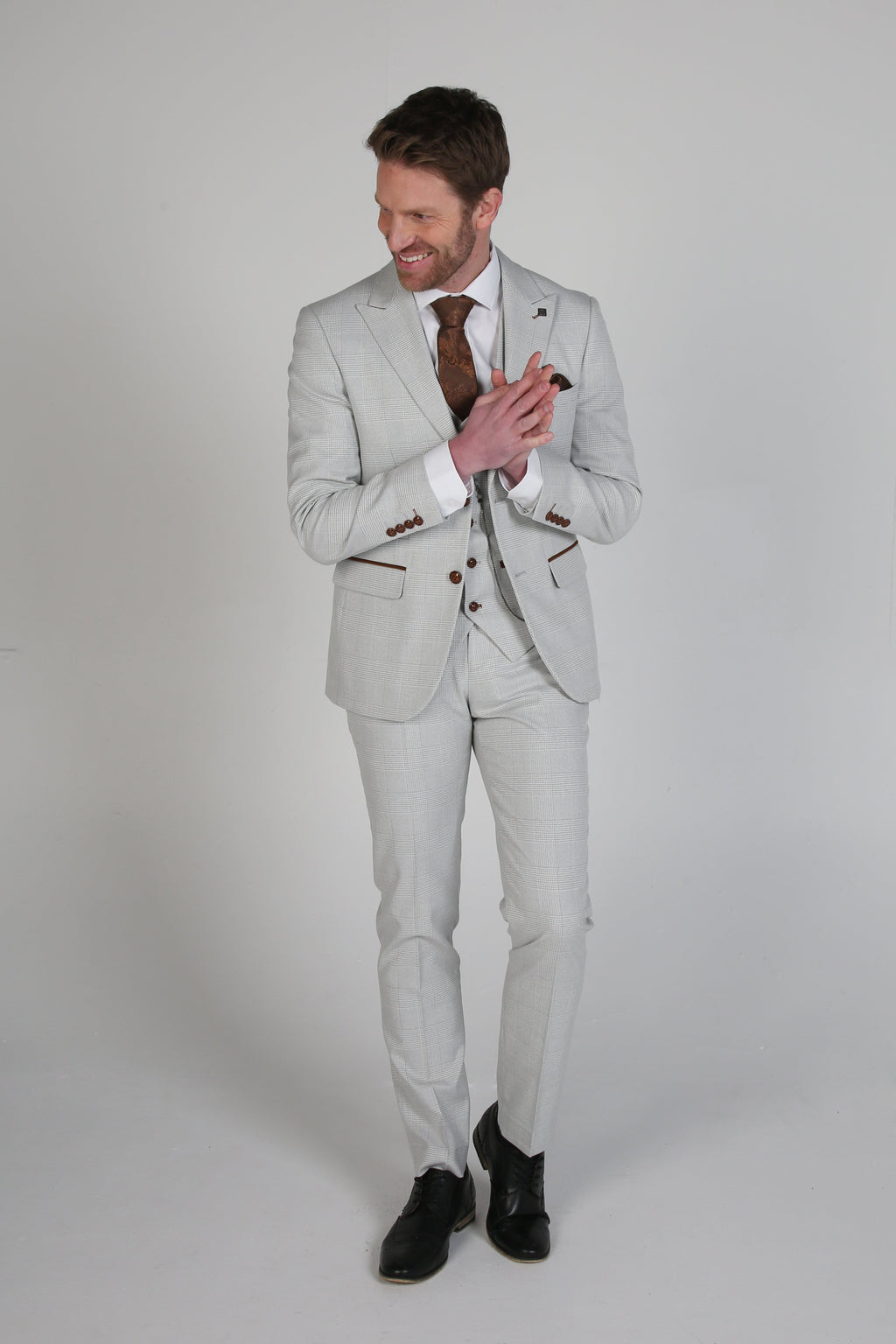 Tailored Beige Suit for Men – Stone Beige