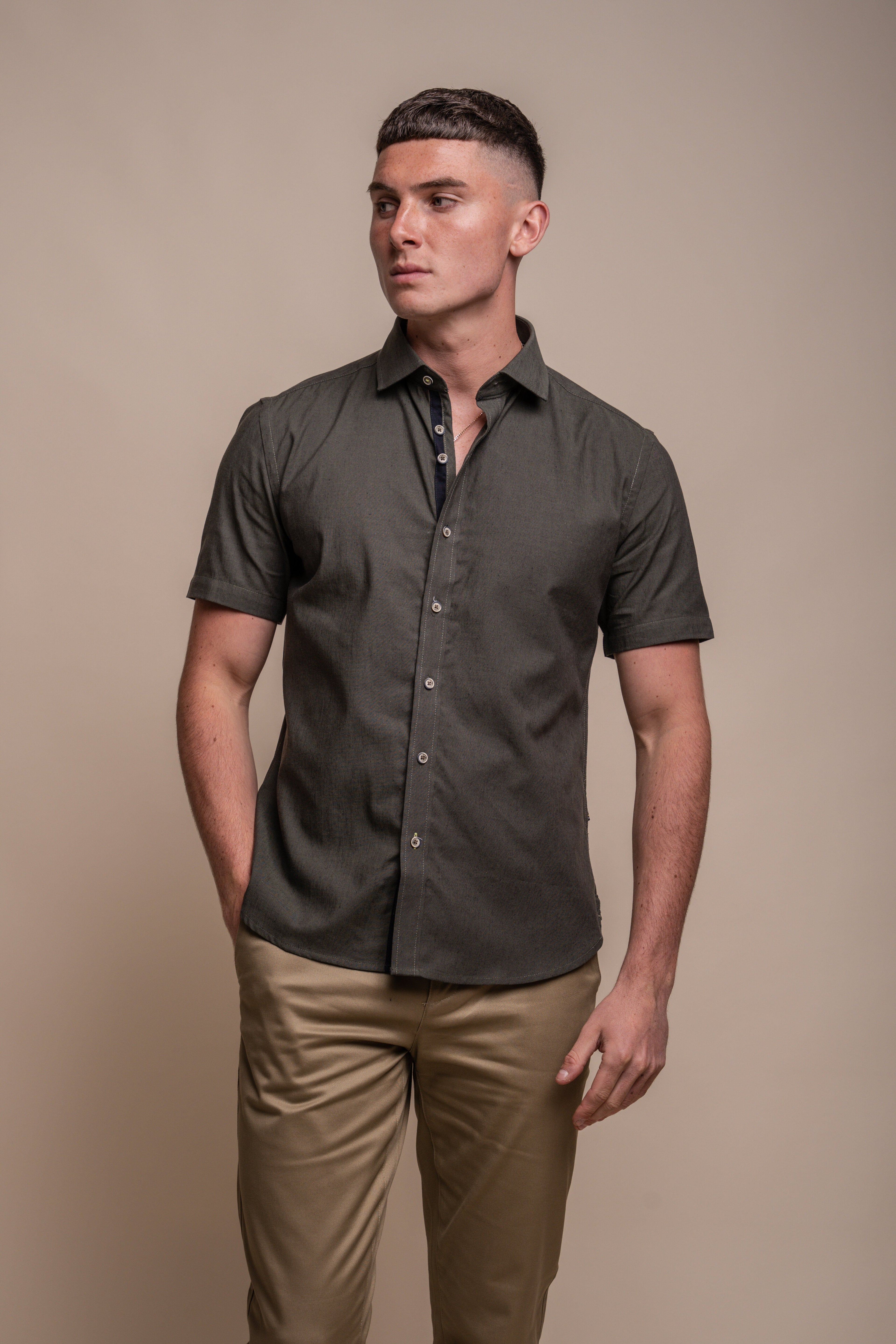 Men’s Fuego short sleeve casual shirt slim fit everyday