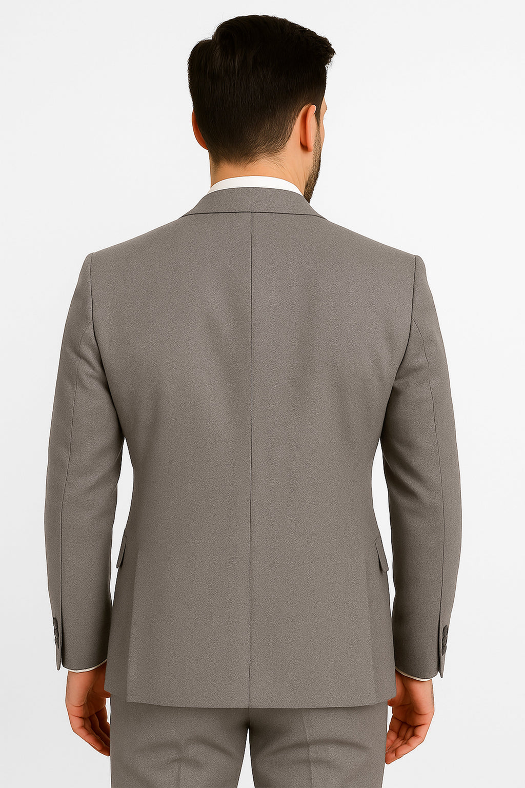 Tailored Beige Suit for Men – Dark Beige