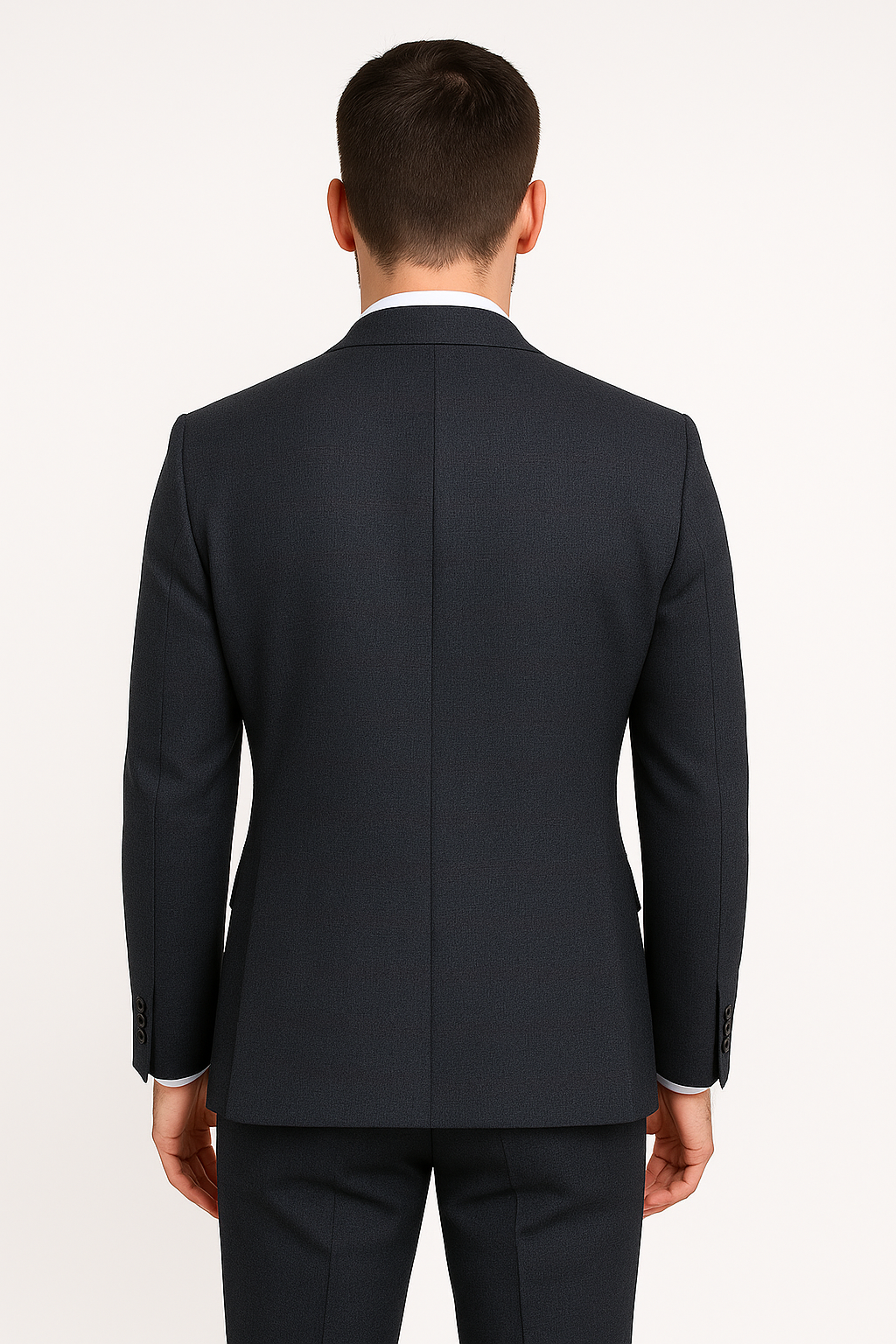 Tailored Navy Suit for Men – Navy Blue
