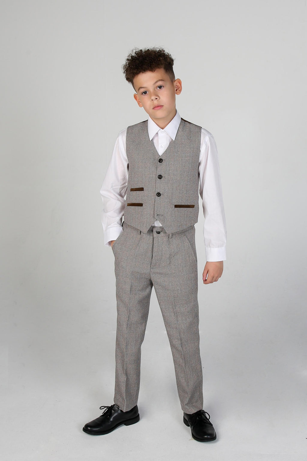 Tailored Cream Suit for Boys – Cream