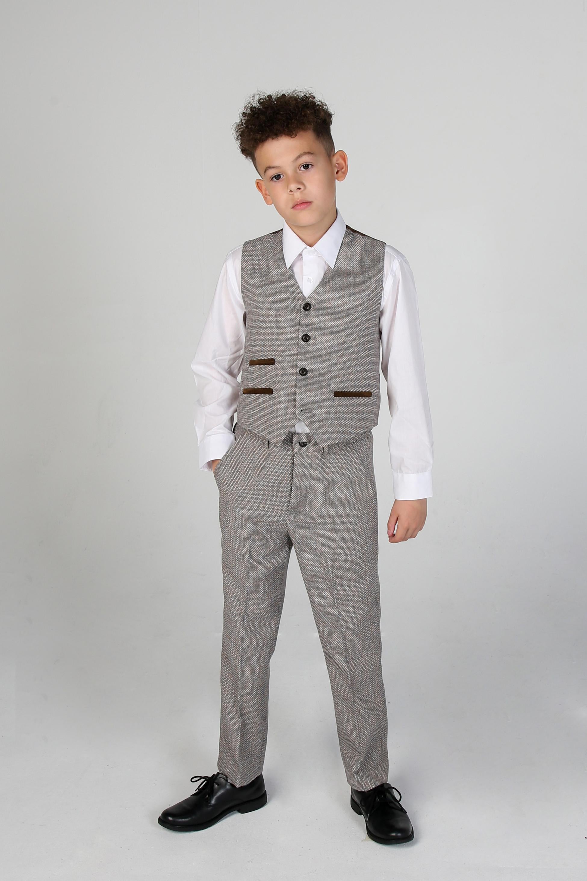 Tailored Cream Suit for Boys – Cream