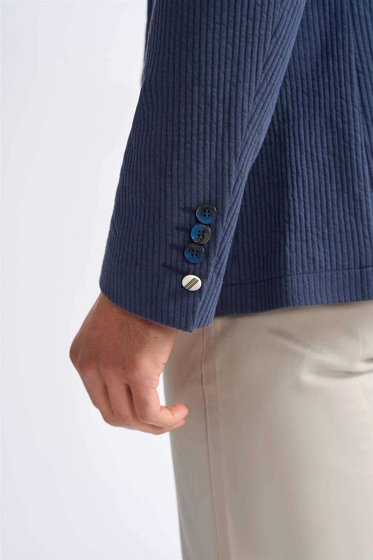 Men’s Navy Cotton Corduroy Blazer MALMO