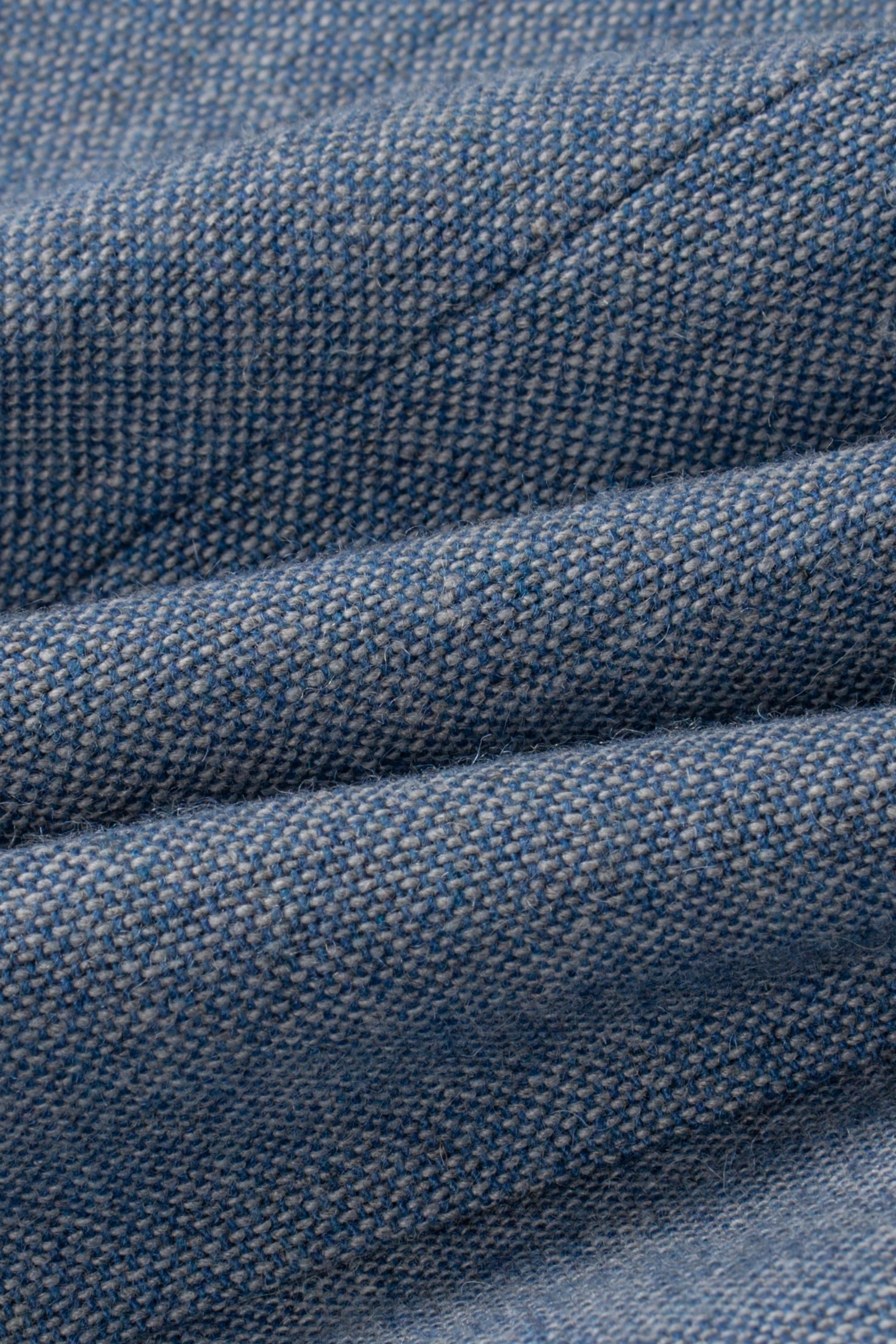 Men’s Light Blue Tweed Slim Fit Suit Jacket WELLS