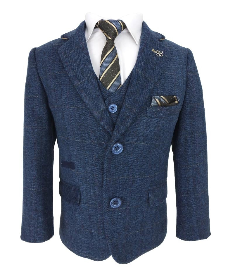 Slim Navy Suit for Boys – Navy Blue