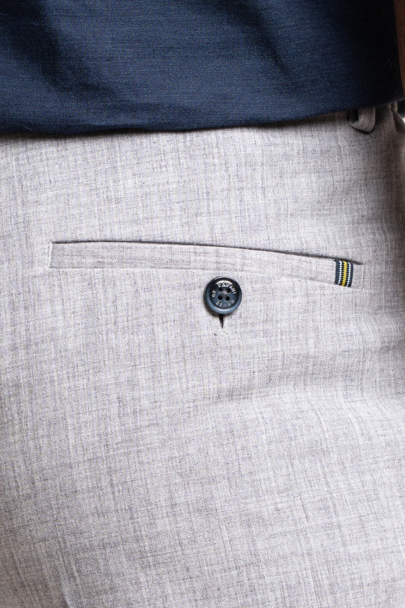 Men's Tokyo Slim-Fit Formal Trousers – Dove Grey