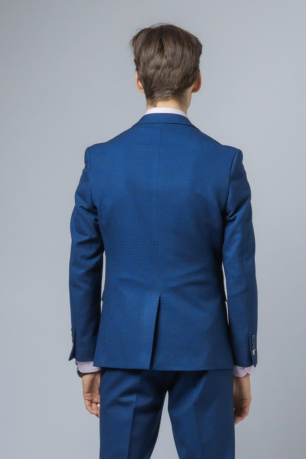 Men’s Indigo Blue Slim Fit Suit Jacket MATEO