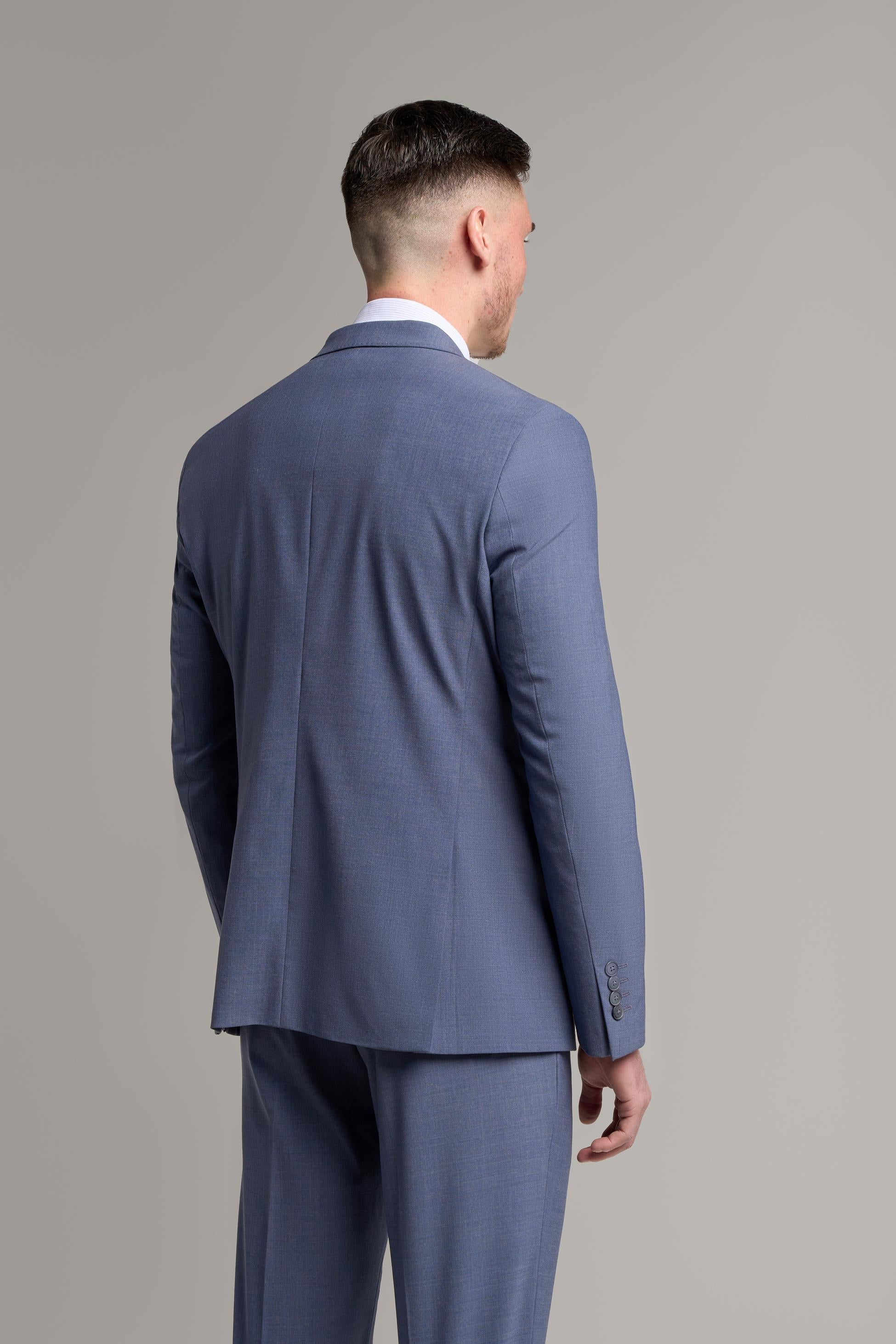 Mens Dove Purple Wool Mix Double Breasted Suit Jacket VICTORIOUS